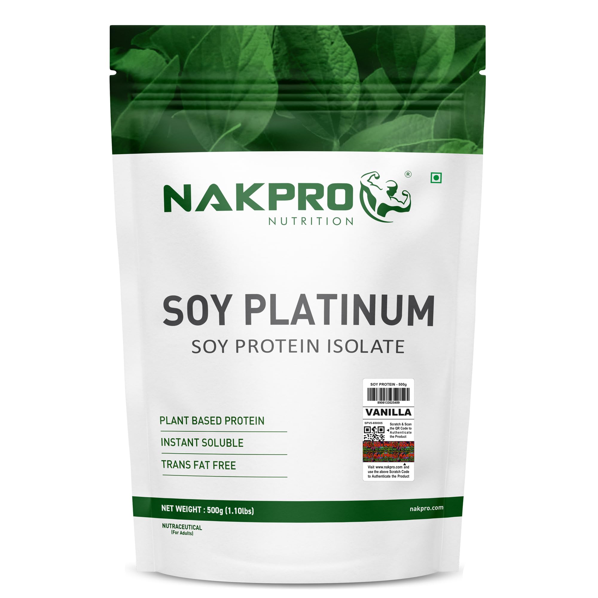 NAKPRO NUTRITION 100% Soy Protein Isolate | Chocolate - 2kg (1kg*2) | 27.87g Protein |Plant Based Protein Powder — Amazon image 17