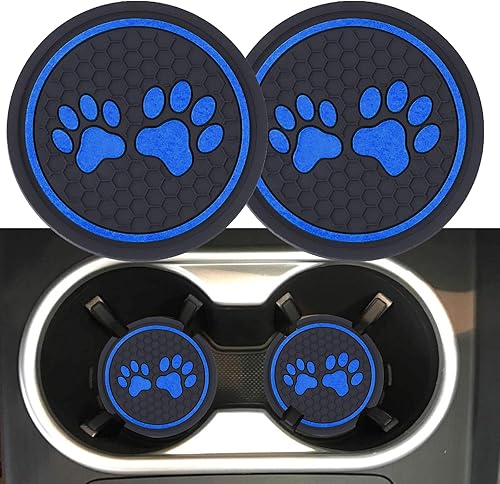 ZKFAR Pack-2 - Portavasos para automóvil, posavasos antideslizantes de silicona, posavasos para automóvil, accesorios para el interior del