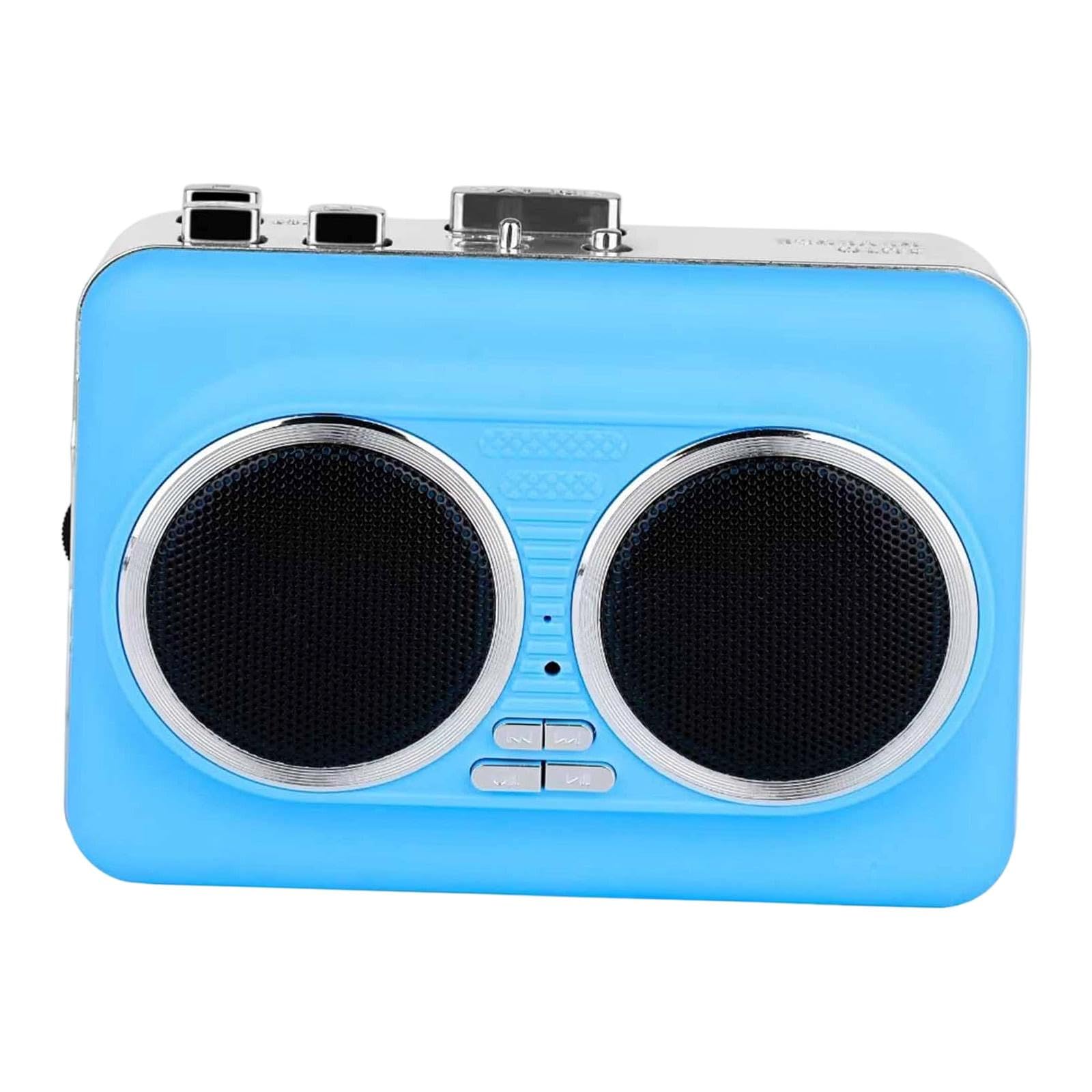 BNF® Cassette to MP3 Converter USB Office with Earphone Jack Cassette Tape Player Blue-Electronics-Portable Media Players-Cassette Players