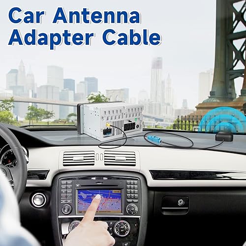 Miniatura 4 de Bingfu Fakra Z macho a SMA macho cable adaptador de antena de vehículo 11.8 in 12 pulgadas para coche estéreo Android unidad principal navegación