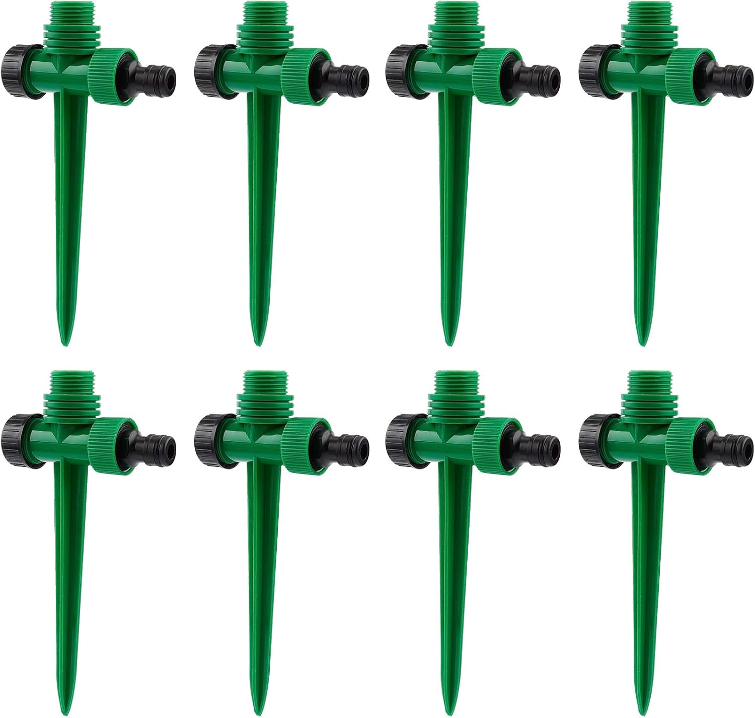 AHANDMAKER Lawn Sprinkler, 8 Set Adjustable Watering System 8" x 4