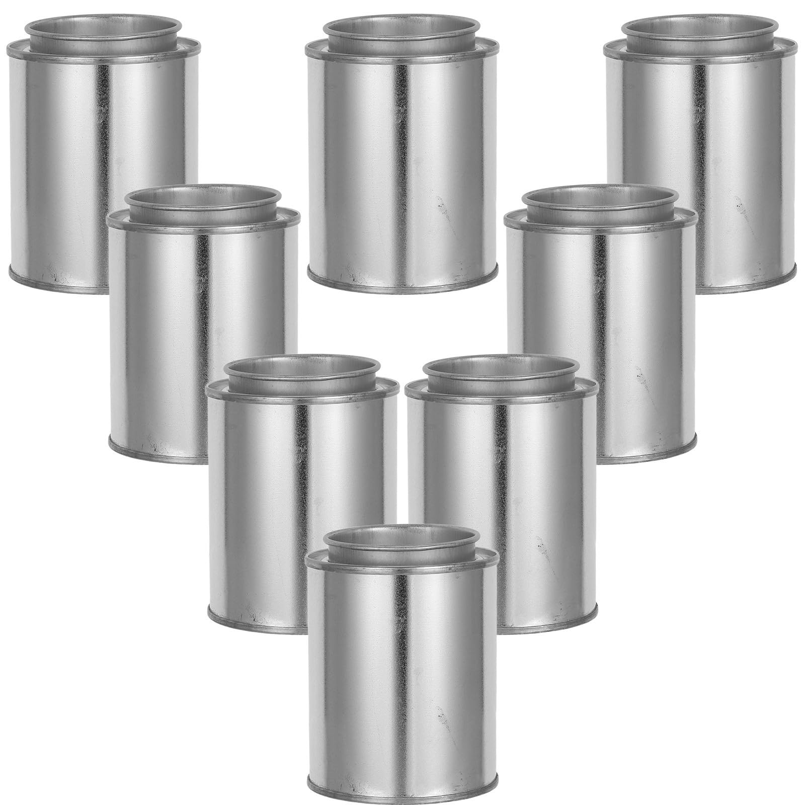 Cubos de pintura de metal que evitan el secado de pintura en manualidades y proyectos de bricolaje
