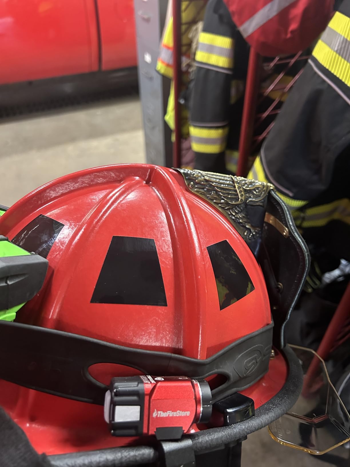 Firefighter Helmet 8-Pack Reflective White Tetrahedron Vinyl Stickers – V2 Decals