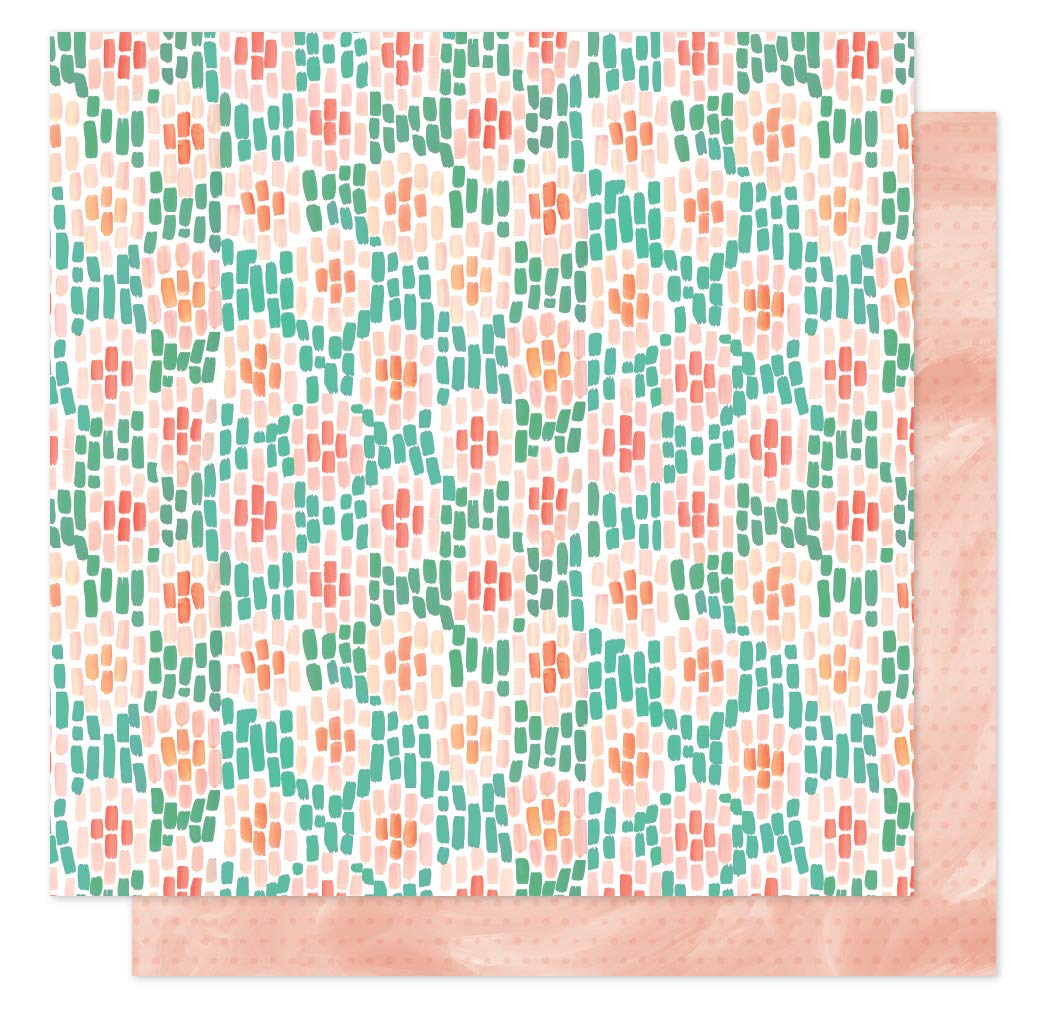 One Canoe Two Mosaic Paper, Multi