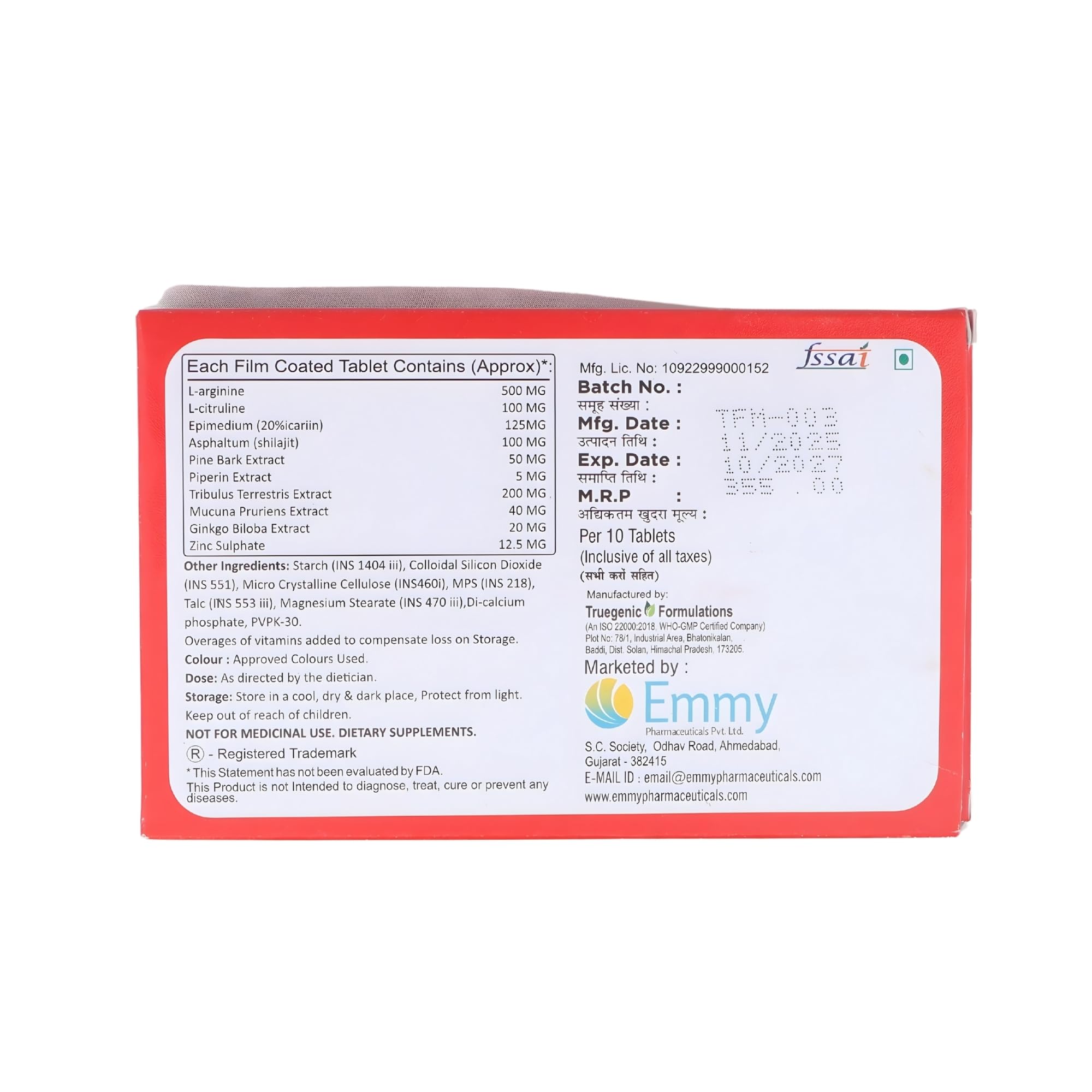 Finemood Men's Wellness Tablets, 30 Tablets — Amazon image 2