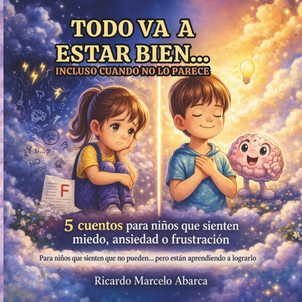 Todo Va A Estar bien, Incluso Cuando No Lo Parece.: 5 Cuentos para niños que sienten miedo ansiedad o frustración.