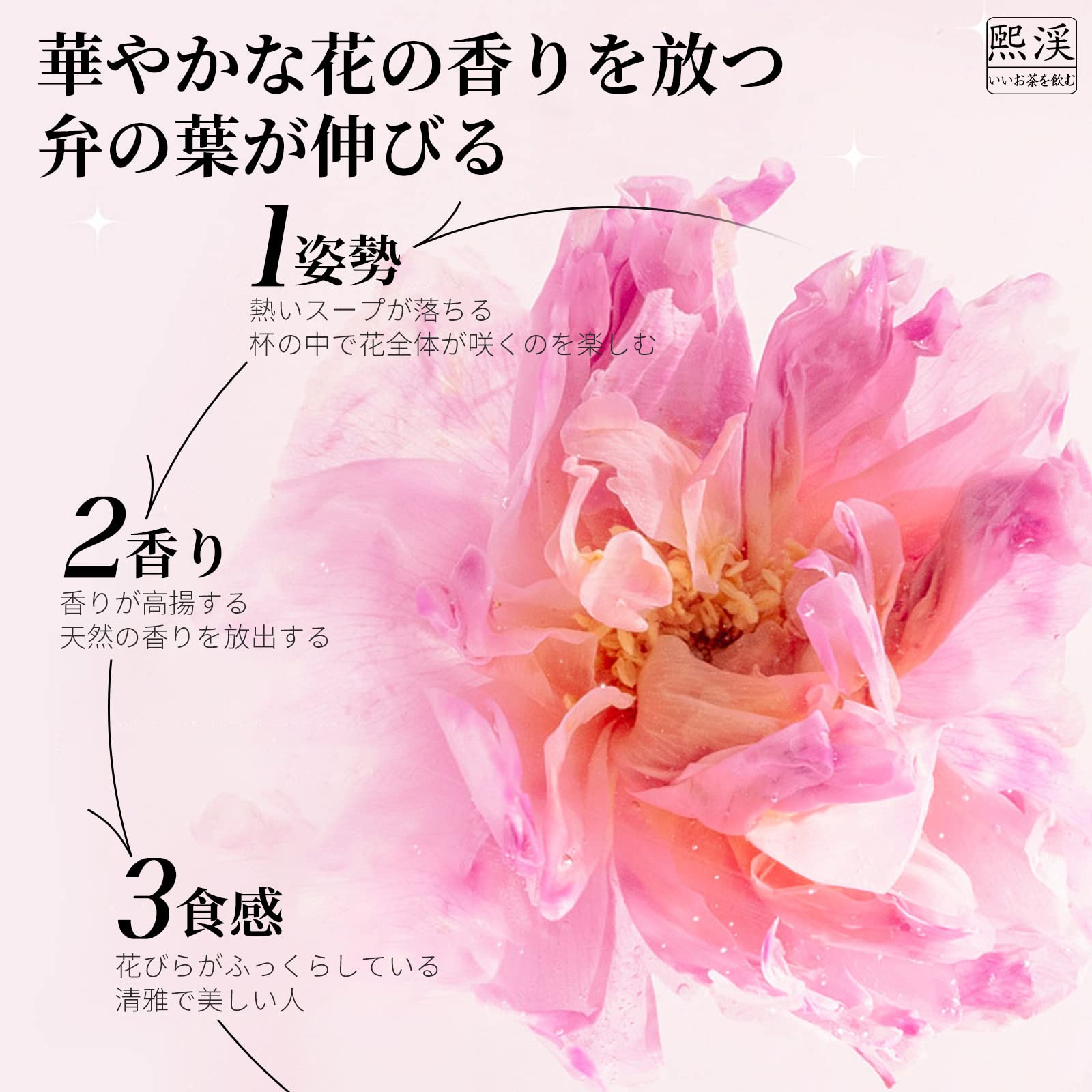Amazon.co.jp: 煕渓 玫瑰花茶 バラ茶 花茶 60g(30g*2) 薔薇茶 玫瑰花