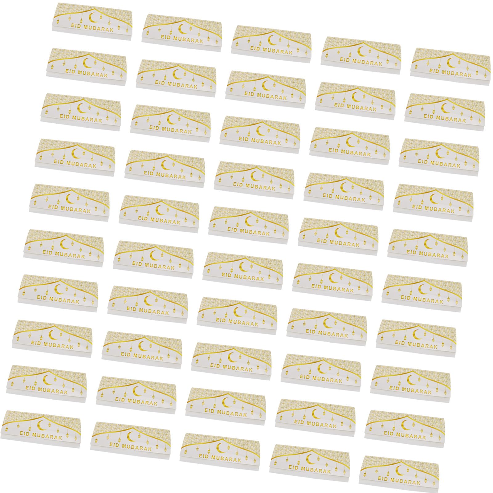 YROHGKPN 50pcs Eid Mubaraks Card Money Gifts Cash Holders 2025 Islamics Muslims Accessories Folding Religious Holiday Eid Gift Packaging