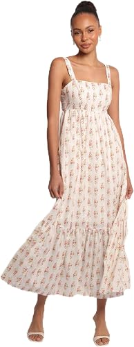 Petal & Pup Gabriela Maxi Dress - Off White S