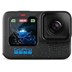 Goprocom GoPro HERO12 Black - Cámara de acción a Prueba de Agua con Video 5.3K60 Ultra HD, Fotos de 27MP, HDR, Sensor de Imagen de 1/1.9", transmisión en Vivo, cámara Web, estabilización