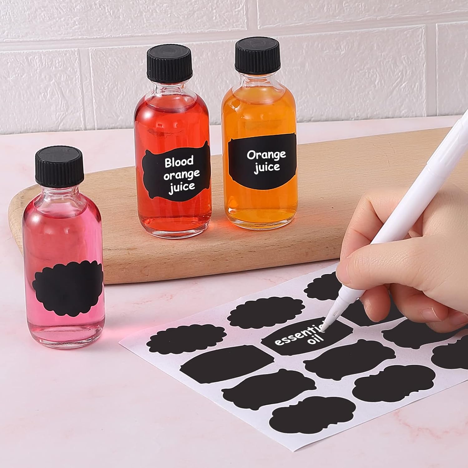 72 glass bottle set + 25 plastic travel bottle set, multi-functional liquid storage and carrying travel bottle set