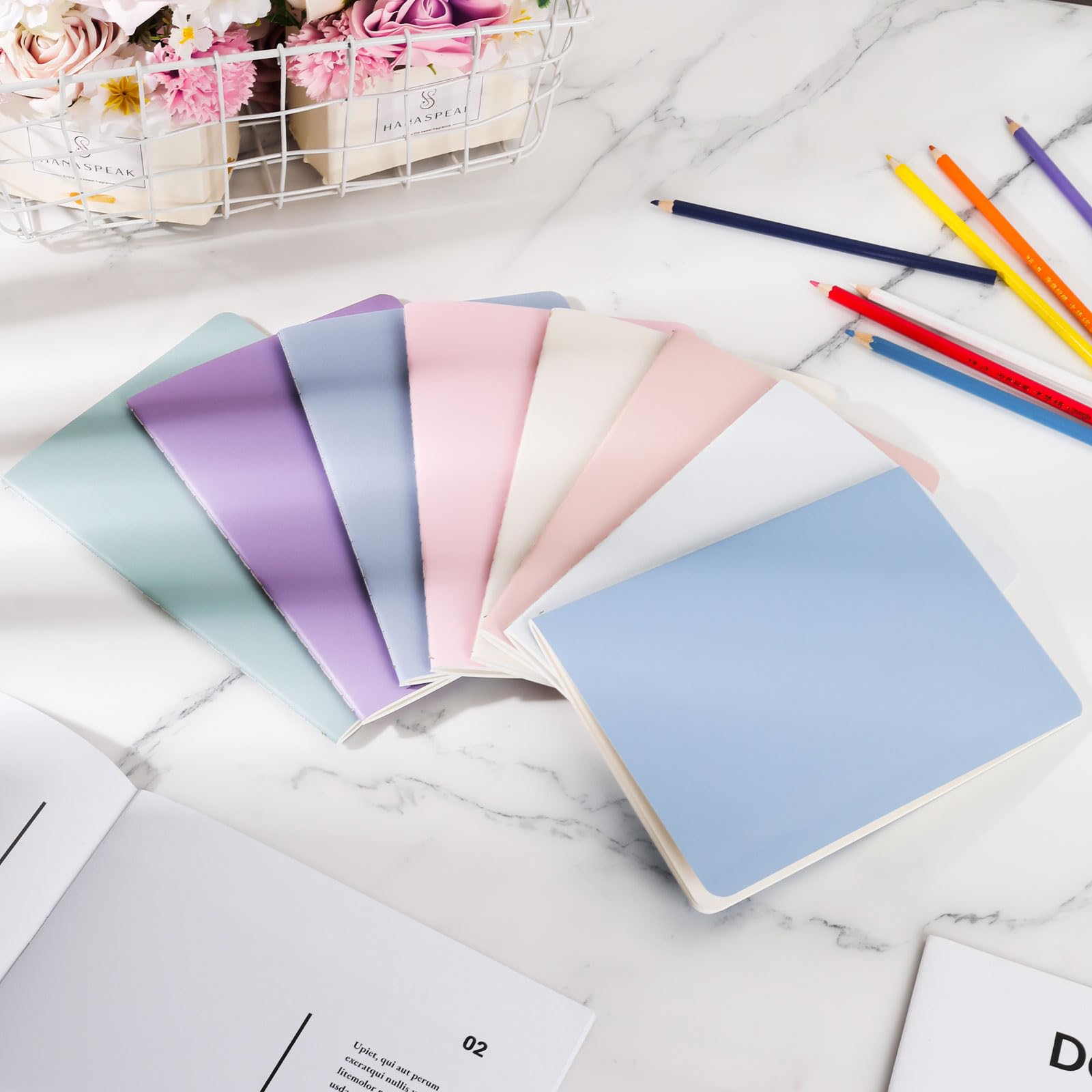 Ddaowanx 48 Pack Colorful Lined Notebooks, Journals In Bulk, 72 Pages, 36 Sheets,8.3x5.5 Inch, A5 Size, Travel Writing Notebooks Journal For Office - View #7