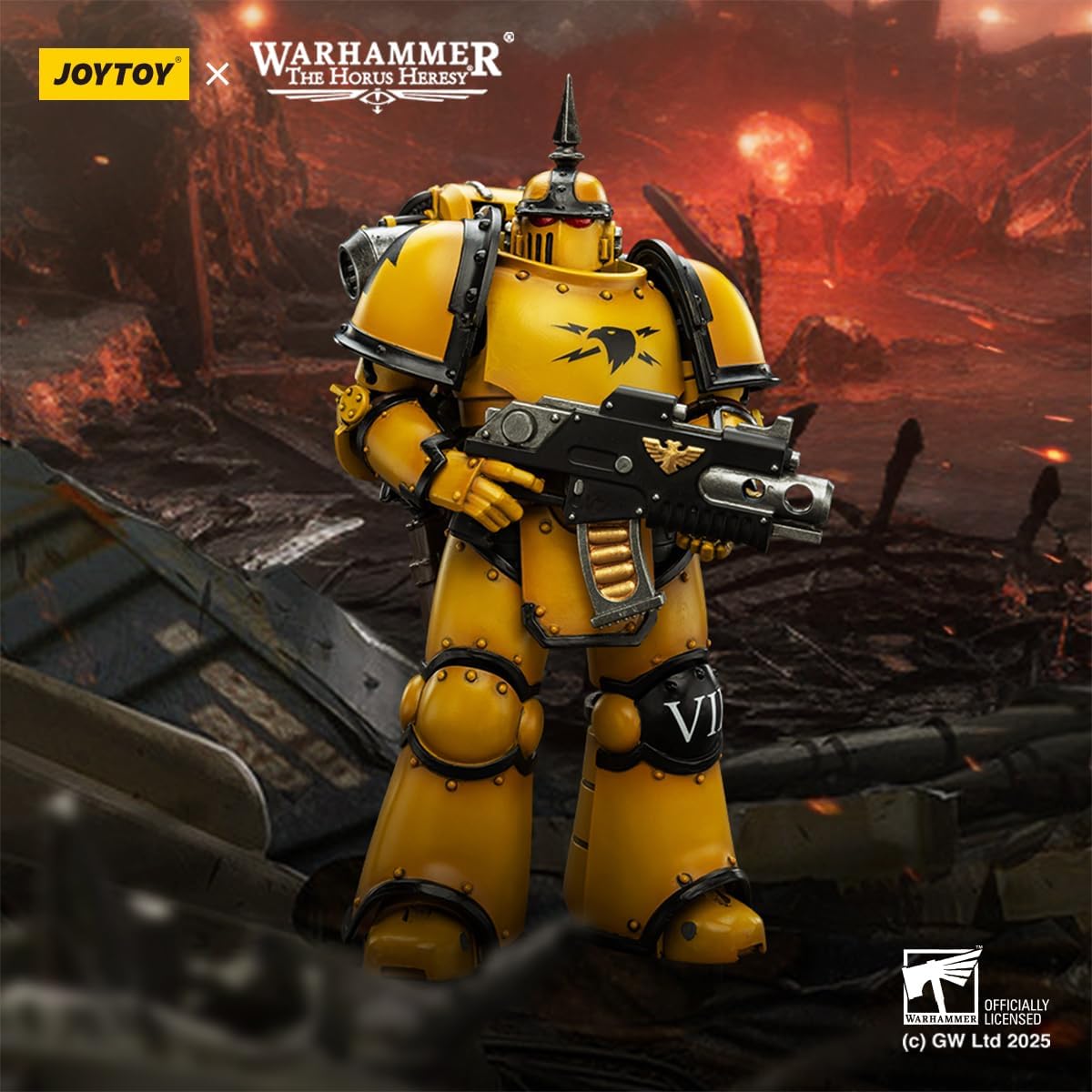 JOYTOY Warhammer The Horus Heresy 1/18 Scale Action Figure Mecha Joy Toy Collection Model Imperial Fists MKIII Tactical Legionary