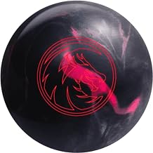 Great Call Athletics Swag Black Dragon Bowling Ball, Undrilled Reactive Resin with Weight Options for League Bowling