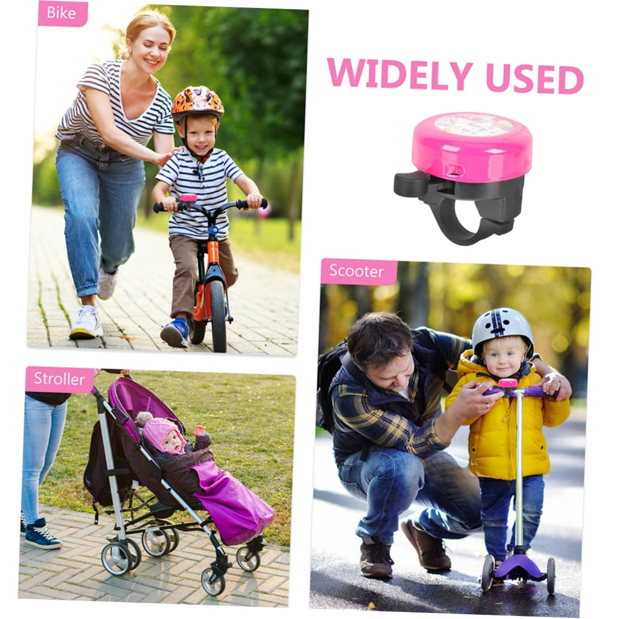 UPKOCH Fahrradklingel Cartoon Design Laute Und Robuste Fahrradglocke Für Lenker Zubehör Für Kinderfahrräder Und Roller