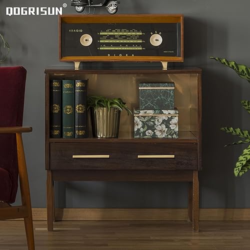 Miniatura 8 de QOGRISUN Paquete de 2 tiradores hexagonales de latón macizo para gabinete, centro de agujero de 5 pulgadas, acabado cepillado, perfectos para