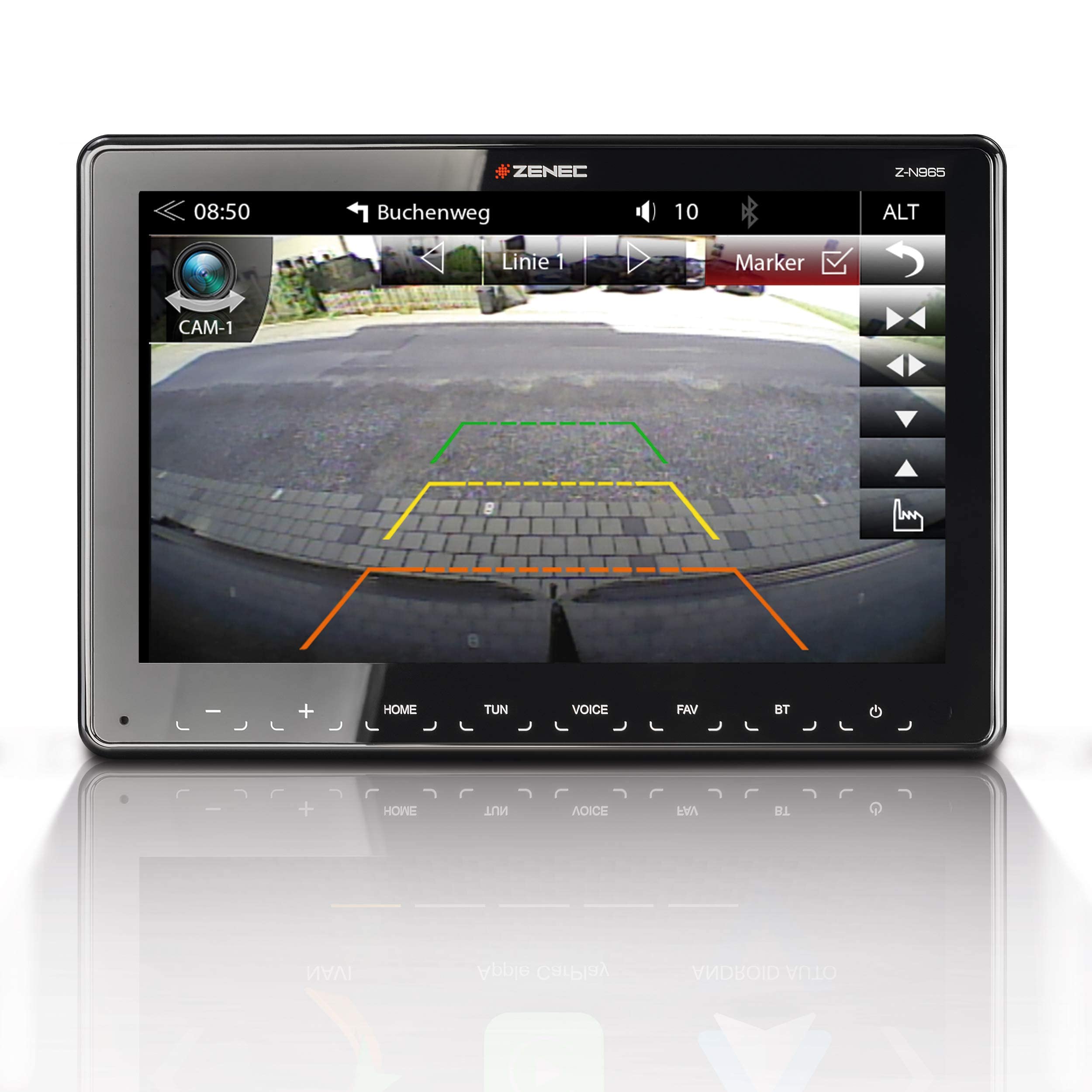 Zenec Z-N965 | 9 Zoll - 1-DIN Radio Dab+ INFOTAINER Bluetooth Apple CarPlay AndroidAuto Spotify Autoradio