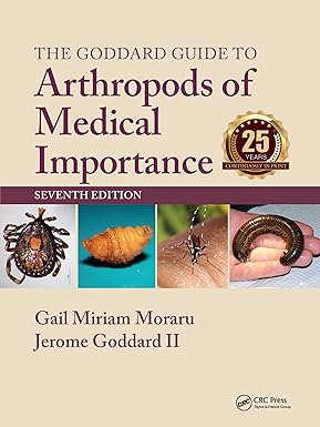 THE GODDARD GUIDE TO ARTHROPODS OF MEDICAL IMPORTANCE 7ED (PB 2022)