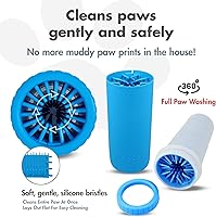 Vista 2 de Dexas MudBuster Large Portable Pro Blue Paw Cleaner for Dogs - Premium Quality Pet Supplies and Accessories