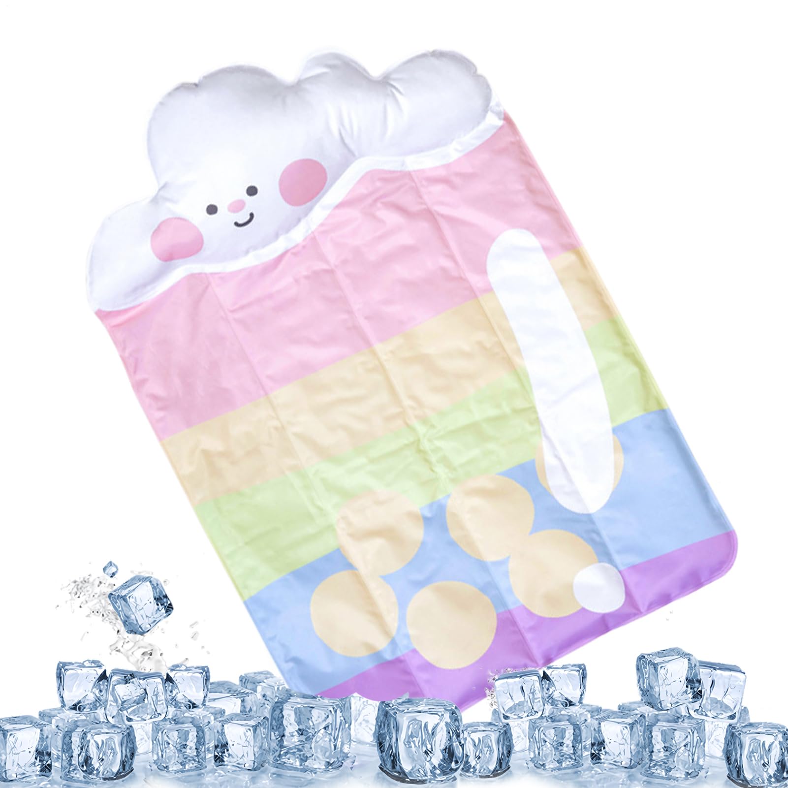 Tapis de gel frais pour chiens pour le sol le canapé le balcon et les départs en voyage