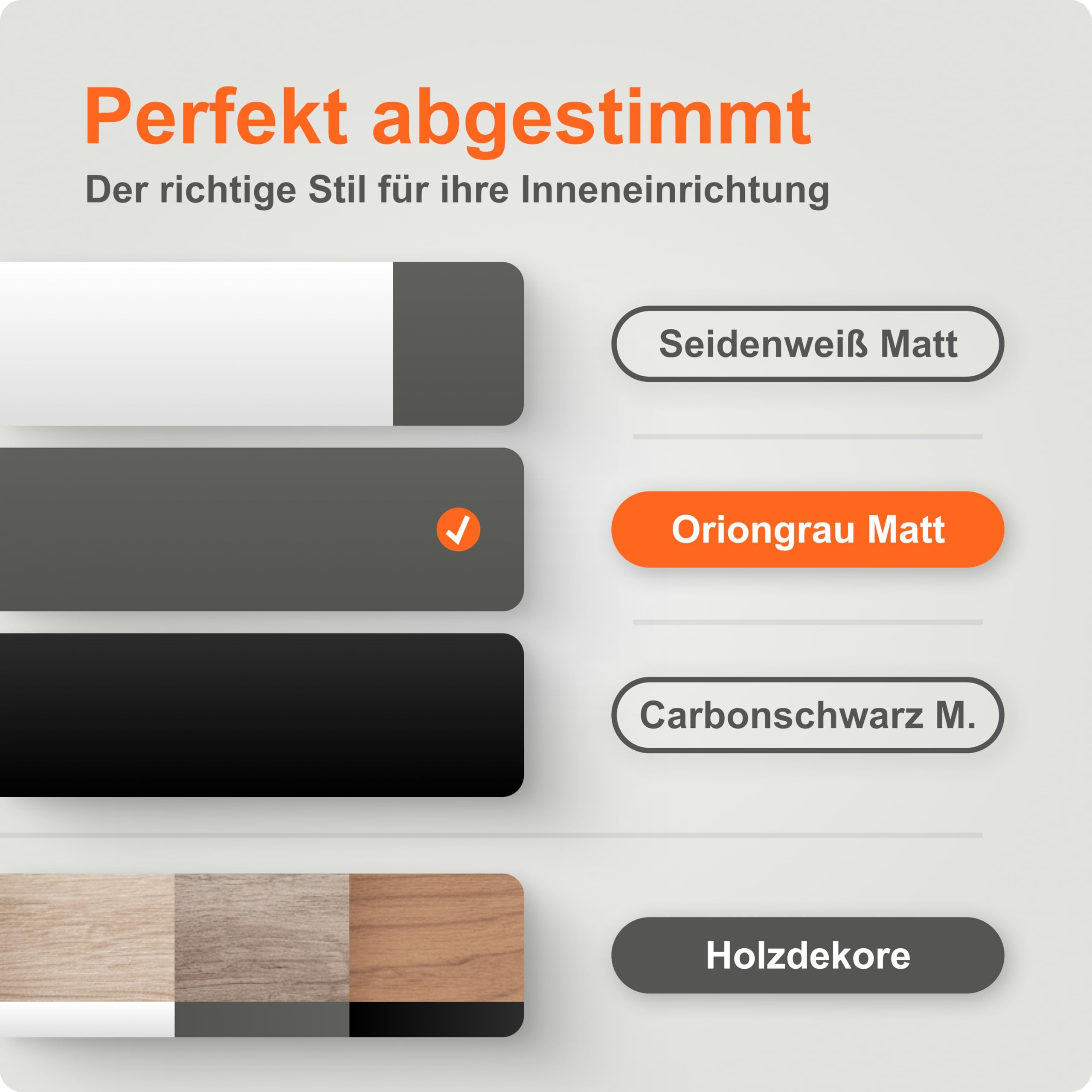 Blum AMBIA-LINE Besteckkasten mit Soft-Touch | Premium Schubladen-Organizer für moderne Küchenschublade & Schrank | schützt, sortiert & ordnet Besteck und Küchenhelfer | Maße: 47×30×5 cm | Oriongrau