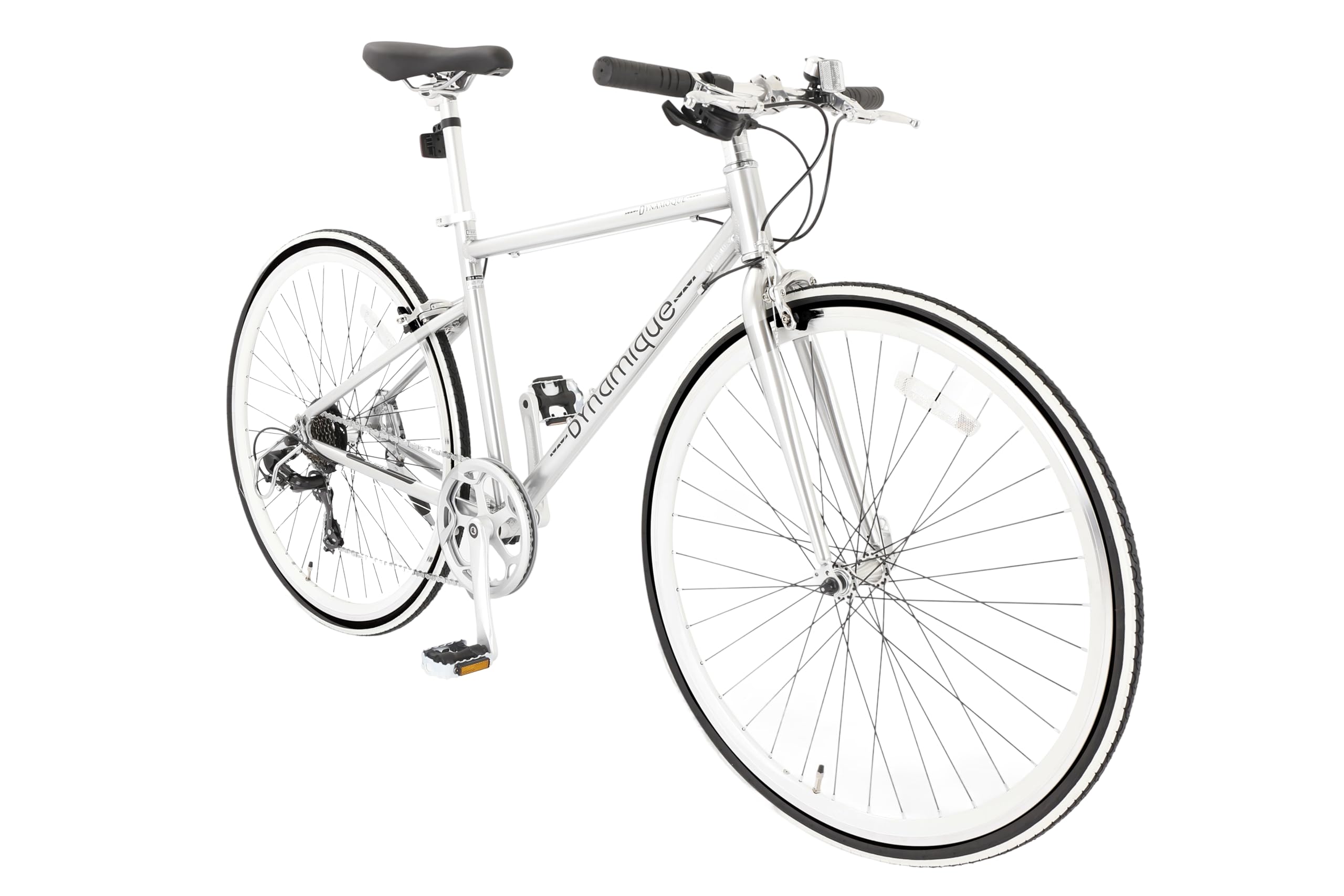 スポーツバイク アルミニウムフレーム ホワイト/シルバー Amazon | 【スピードワールド】クロスバイク 700*28C アルミ