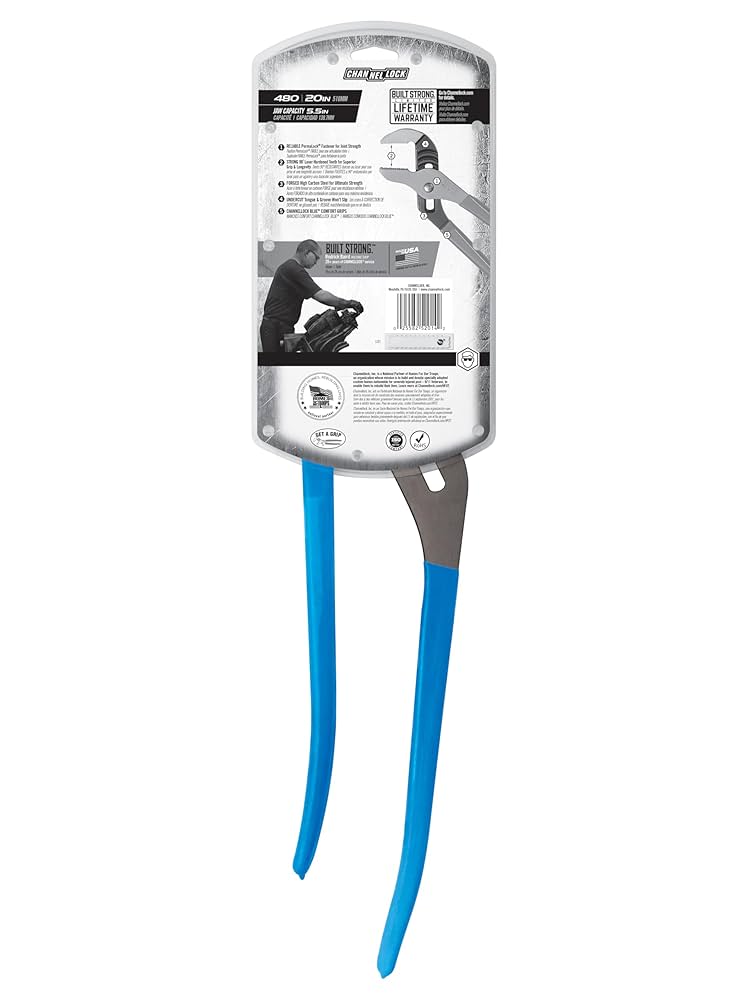 Channellock 480 BIGAZZ Tongue and Groove Pliers | 20.25-Inch