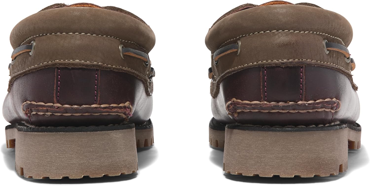 Timberland Men's Authentic 3-Eye Lug Handsewn Boat Shoes - Image 3