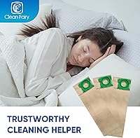 Vista 7 de CF Clean Fairy 20pack Vacuum Filter Bags Compatible with Windsor Sensor S12 S15 XP12 XP15 XP18 SR12 SR15 SR18 Versamatic Plus And Sebo C G&X series