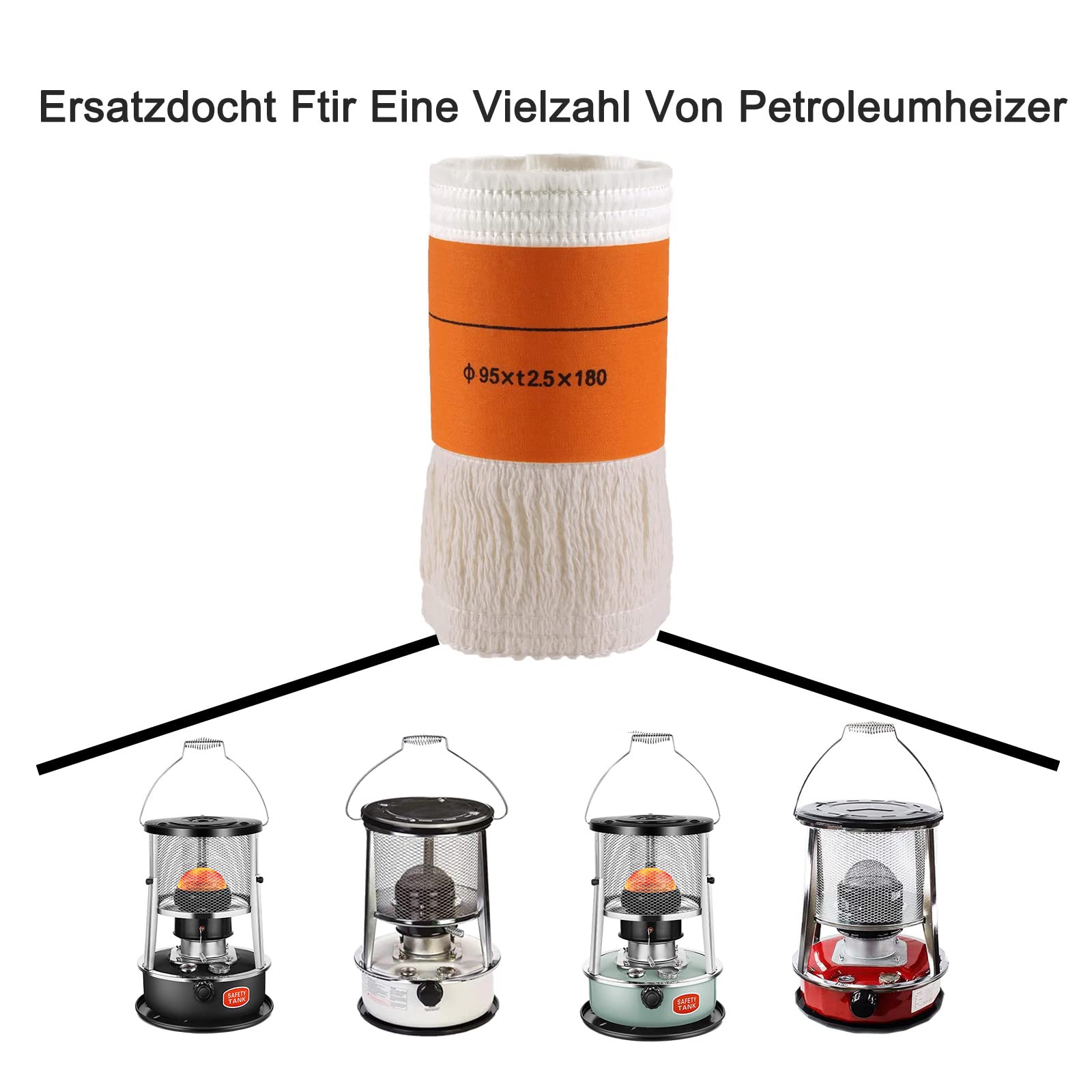 Stove à pétrole portable pour l'intérieur chauffage d'urgence sans électricité 360°