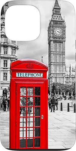 iPhone 13 Pro Max Londres Inglaterra Teléfono Photo Booth Big Ben Europe Travel Case