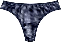 Vista 4 de KNITLORD - Juego de 6 tangas de mujer, ropa interior de algodón transpirable, hipster, bikini