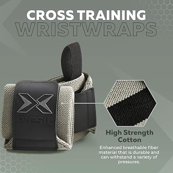 PICSIL - Wrist Support for Cross Training | Reduce Wrist Discomfort | High Performance | Elastic Nylon | Prevents Tendonitis | Ideal for Gym, Bodybuilding, Boxing, Calisthenics |