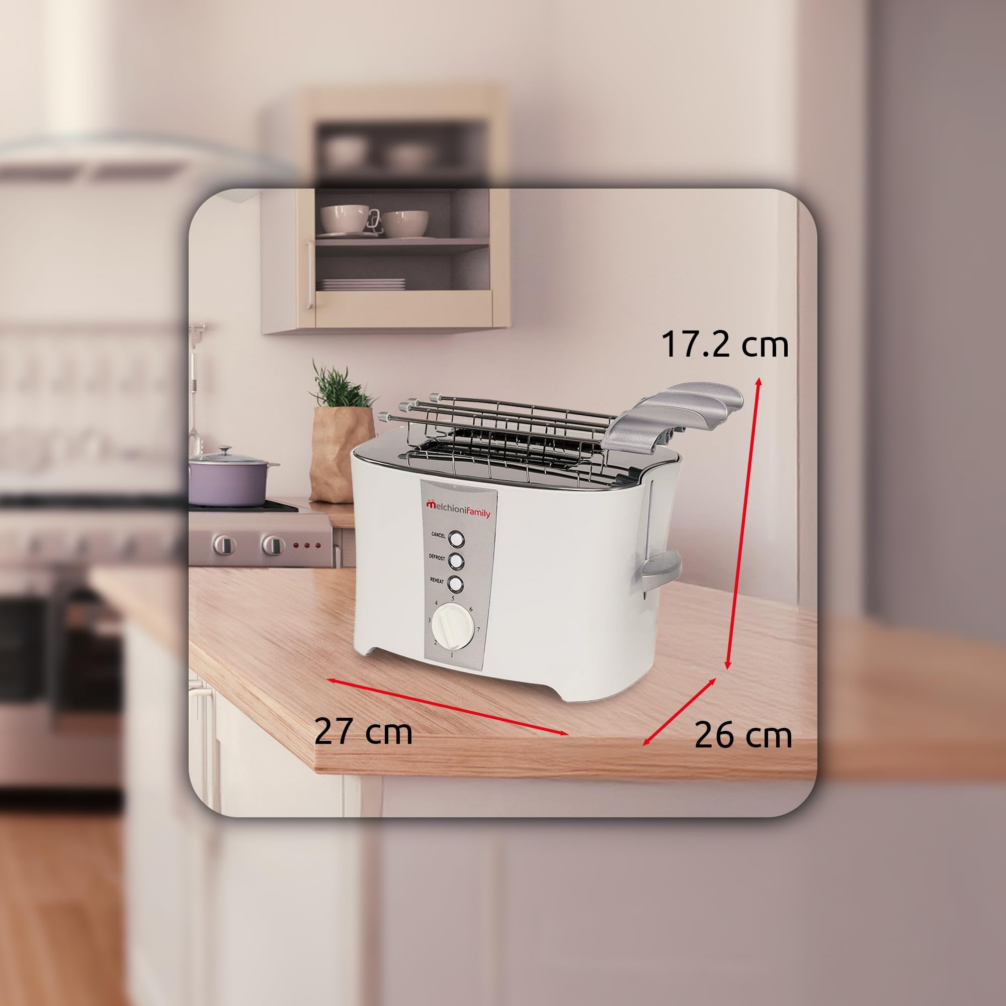 Image secondaire de Grille-pain Melchioni Family TOSTO avec pince pour sandwichs