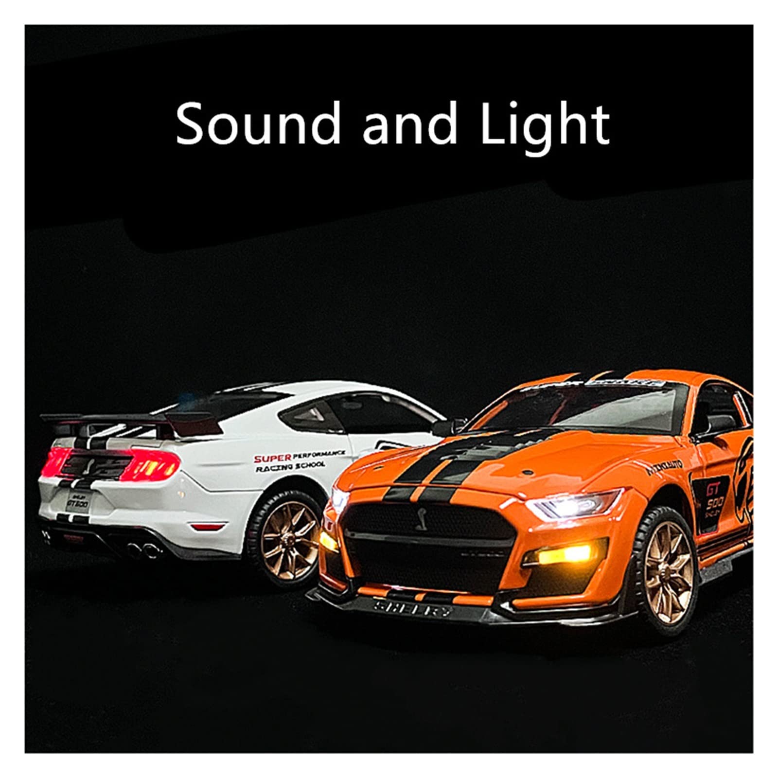 Amazon.com: MING ZHEN Toy car Model 1/24 for Ford Mustang