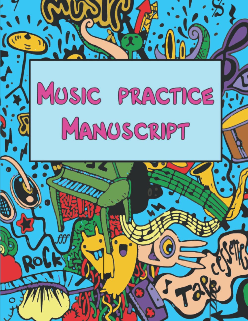 Cahier de musique grand format pour les après-midis créatifs au piano