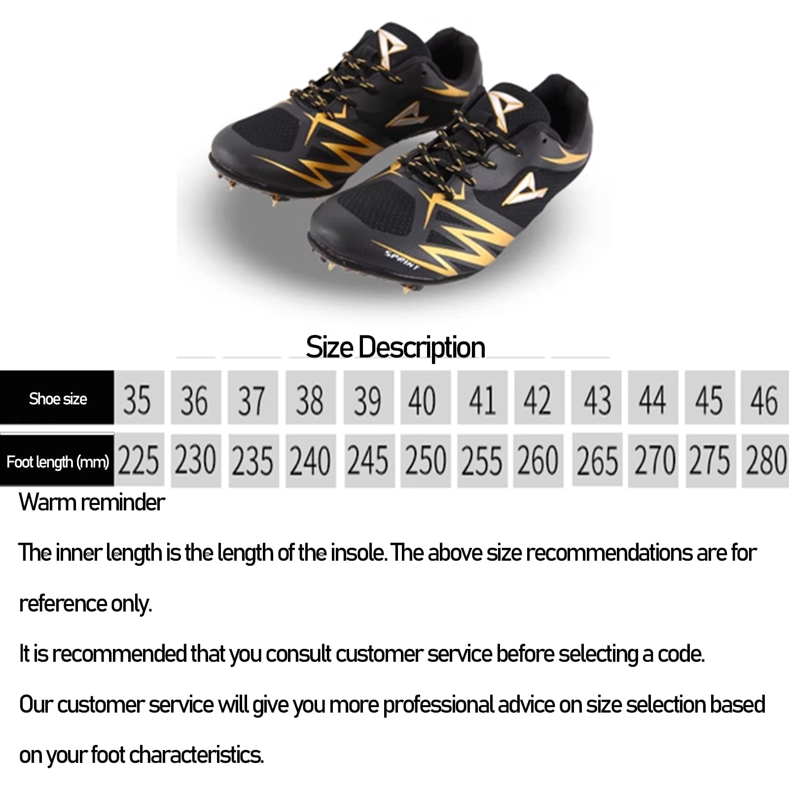 Unisex Chiodate Scarpe,Scarpe da Atletica Leggera Spikes Atletica,Scarpe Chiodate Atletica Leggera,Comodo Traspirante Antiscivolo,Antiscivolo,con Punte,Sneakers Comode per Corsa,Salto in