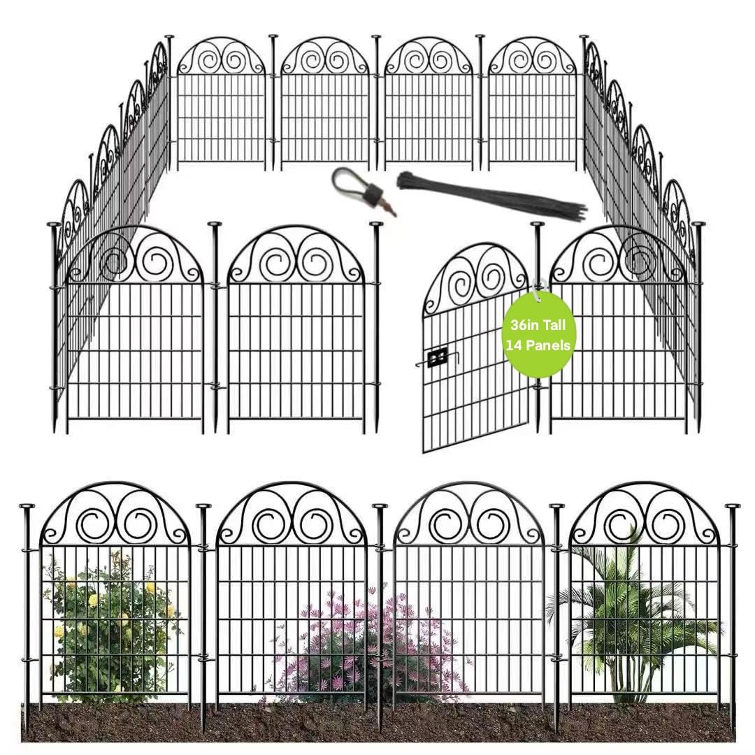 Getlay Tall Garden Animal Barrier Fence