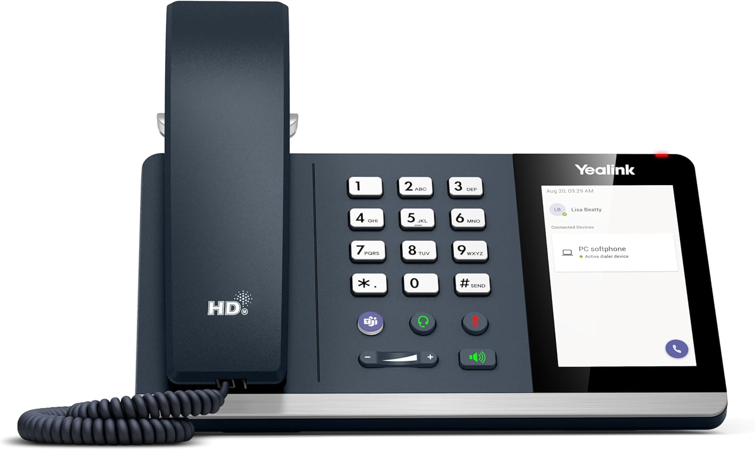 Yealink Teams Edition MP45 – USB VoIP Phone, W128985294 (Phone)