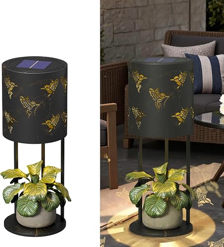 SISAYWEY Solar Garden Plant Lights: Outdoor Waterproof Decorative Lamp with Flow