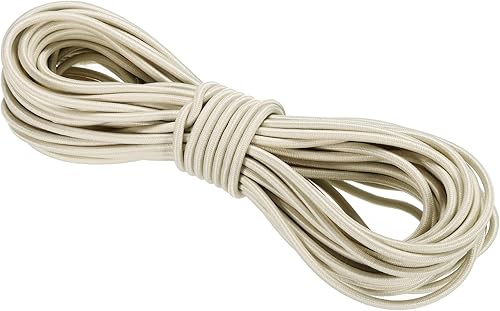 Vista 208 de PATIKIL Cuerda elástica elástica de 1/8 pulgadas, 11 yardas (0.118 in x 32.8 ft), color verde militar para manualidades, correas de gancho