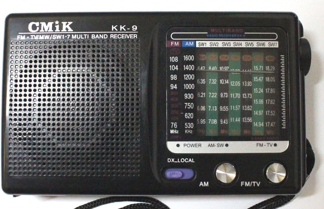 Kaide KK-9 Pocket Radio Superheterodyne KK9 TV FM AM SW17 Receiver