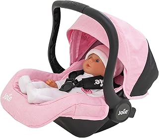 Joie Junior I-GEMM Dolls Car Seat | Comfort Carry Along Chair | Baby Doll Travel Car Seat with Storage | Integrated Strap Fits Dolls up to 45cm | Prams, Pushchairs and Dolls Accessories | Ages 3+