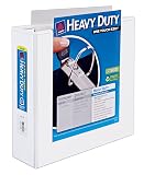 Avery Heavy-Duty View 3 Ring Binder, Extra Wide, 3" EZD Rings, 1 White Binder (01321) – view 1