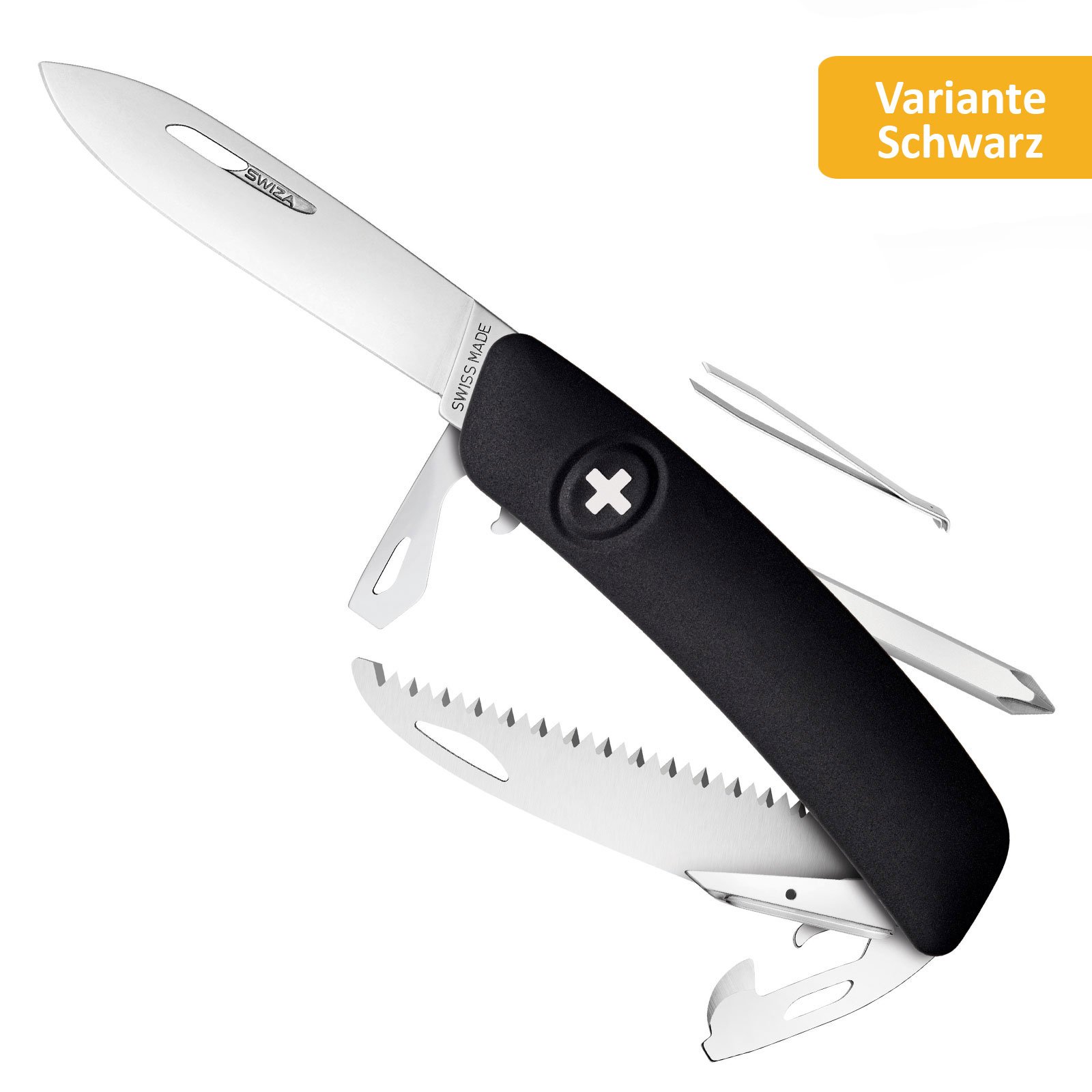 Amazon.com: Swiza KNI.0060.1010 D06 Swiss Button Lock Black