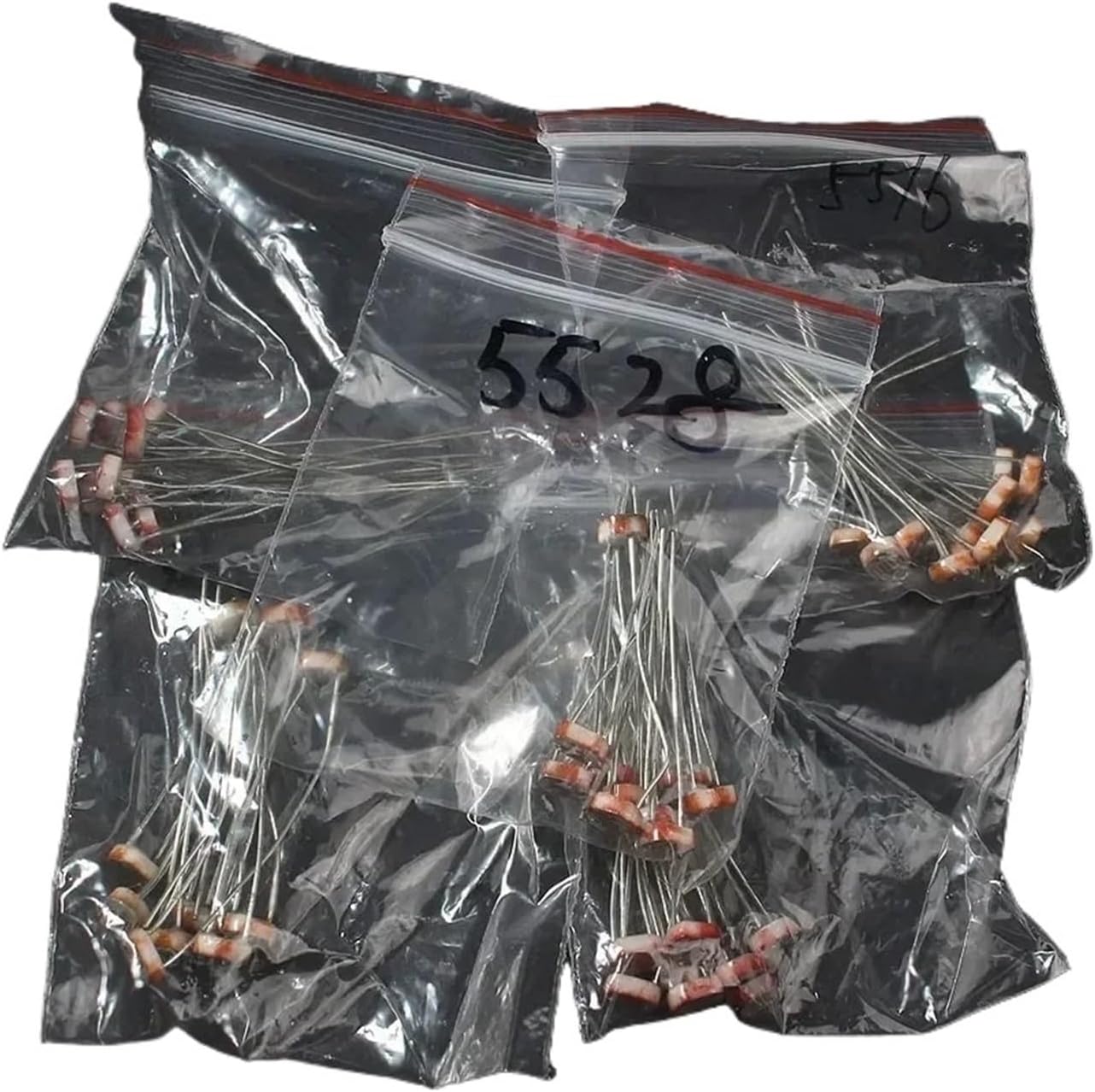 50PCS LDR Photoresistor Kit GL5506/GL5516/5528/5537/5539 Photosensitive Resistor