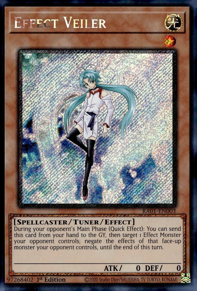 Effect Veiler (Platinum Secret Rare) - RA01-EN003 - Platinum Secret Rare - 1st Edition