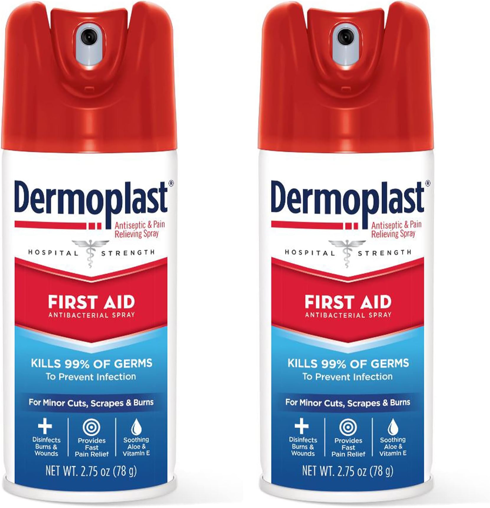 DERMOPLAST First AID 2.75OZ Spray (Pack of 2)