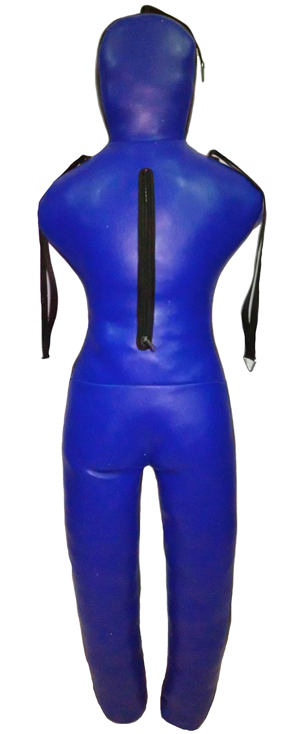 Bestzo MMA Martial Arts Jiu Jujitsu Judo Punching Bag Grappling Dummy Standing Position -Unfilled (Synthetic Leather Blue, 48 inches (4 ft))