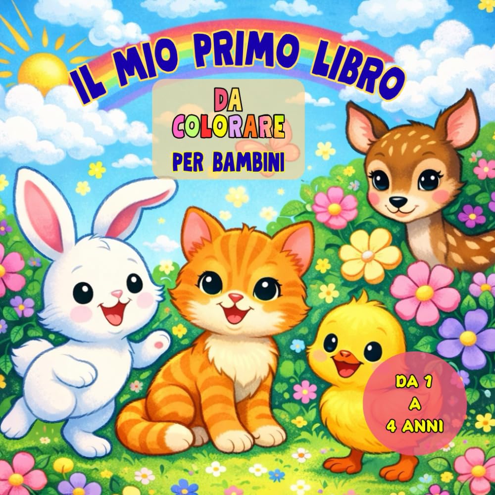 Il mio primo libro da colorare: per bambini da 1 a 4 anni